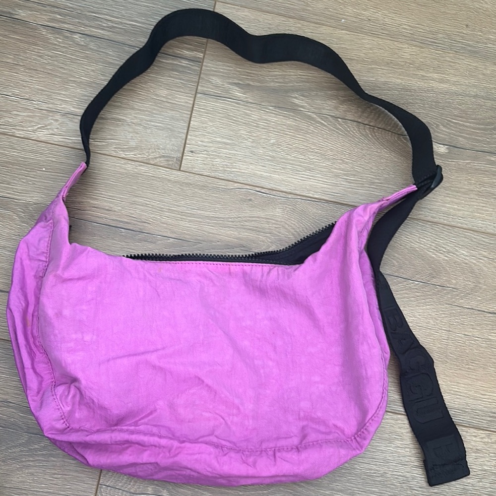 Pink Baggu Crescent Bag
